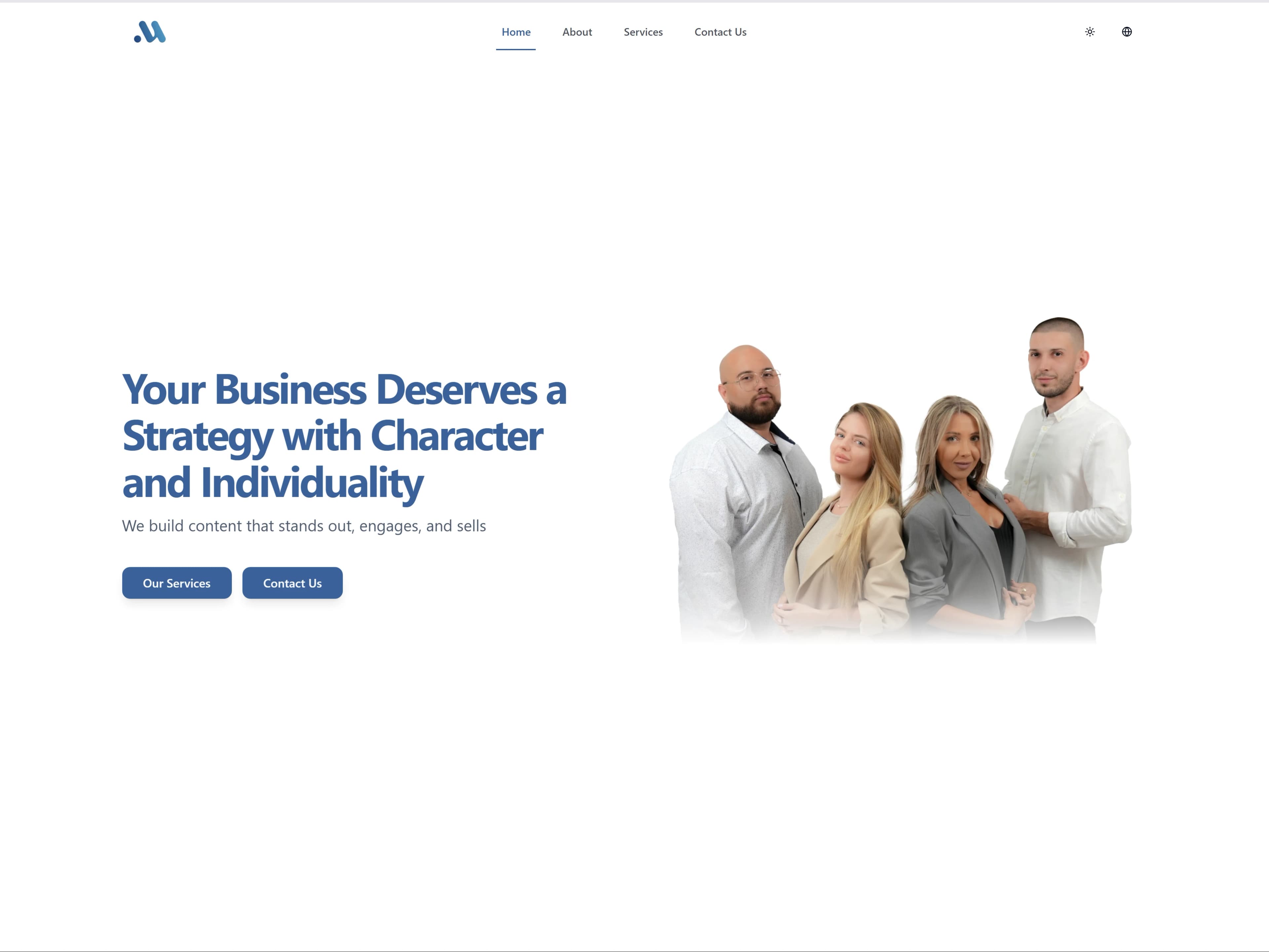 Mova Media - Professional media agency website design by Superpixels UK web design agency
